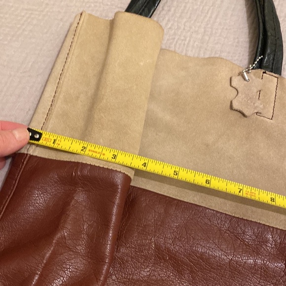 H&M color block soft tote bag . - Picture 6 of 8